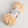 Yarn "Puffy" 100 % micropoliester 9m/100g (742 honey)