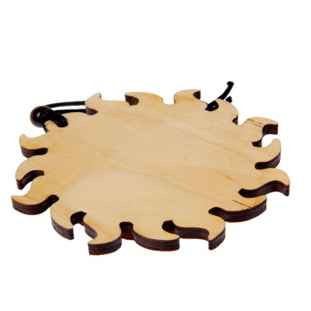 The amulet "Kolovrat" is large, cedar, brings luck and fertility-2
