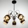 Svetogor chandelier "Morning" 5x60W E27 black