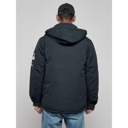 Male Winter jacket, size 52, dark blue color-9
