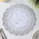 A set of openwork lapels for the table “Sunflower”, 30 × 30 cm, 4 pcs, PVC, silver color