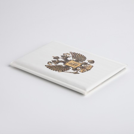 Cover for passport, white color-3