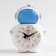 Clock - desktop an alarm clock "Cosmonaut" children's, smooth move, D -10 cm, 15 x 18.5 cm, 2aa