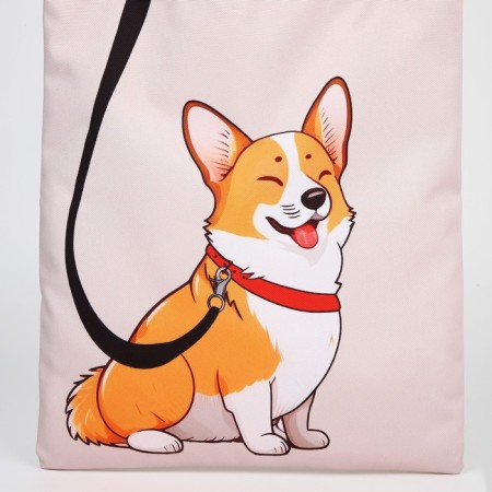 Corgi chover bag 35x0.5x40, department without lightning, without lining, beige-1