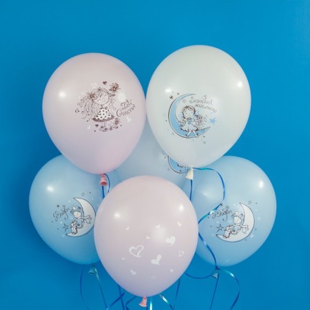 Shar Latex 12 “Little Dreams”, pastel, 2-sided, set 25 pcs., Mix-1