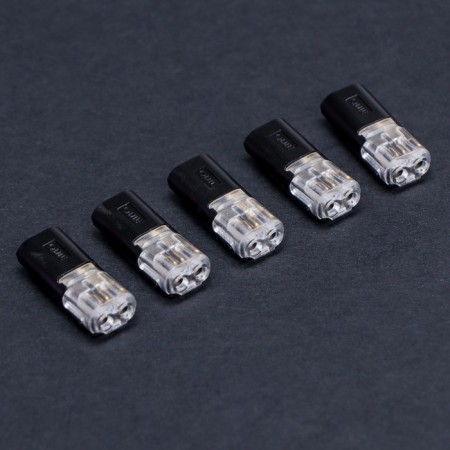 Torso, 2 PIN, 22-20 AWG, up to 36V, 9 A, 5 pcs, 22-20 AWG connector.