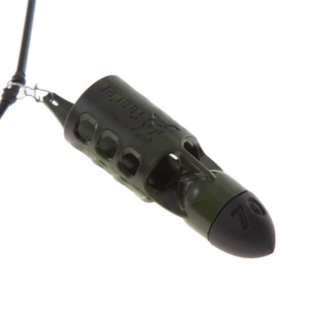 Installation Fidery bottom X-Feeder Big Fish, Bullet Flying feeder, 70 g-1