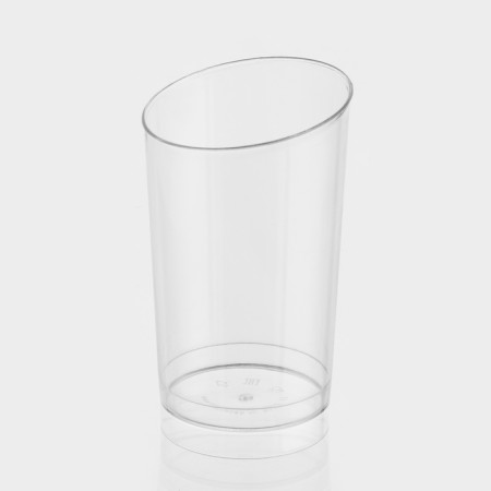 A glass of plastic disposable “conical extra”, 150 ml, transparent-7