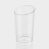A glass of plastic disposable “conical extra”, 150 ml, transparent