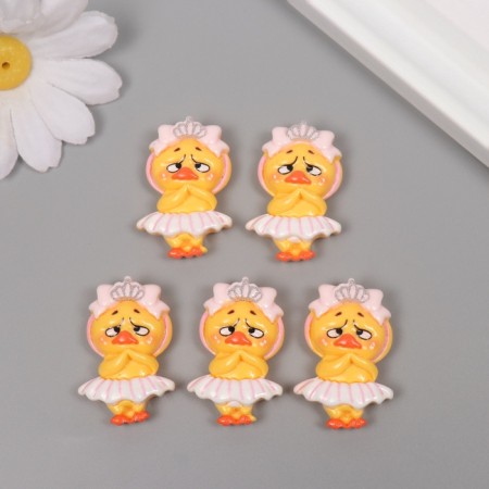 Decor for creativity plastic "Diplon in a skirt" set of 5 sh 3.1x2.5x1 cm-2