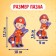 Maxi Puzzles "Profession", 6 puzzles, 18 details