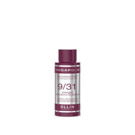 Hair dye OLLIN Professional Megapolis, Besammiach, Oil, Tone 9/31-2