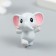 Figure for Florarium Polystone "Dancing Elephant" 3.1x3.6 cm