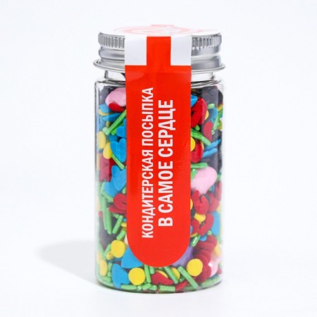 Confectionery sprinkling "in the heart", 50 g-1
