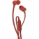 Headphones JBL T110, vacuum, microphone, 100DB, 16 Ohm, 3.5 mm, 1.2 m, red