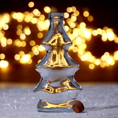 The basis for creativity and decoration is a bottle with a lid "Christmas tree maxi"-2