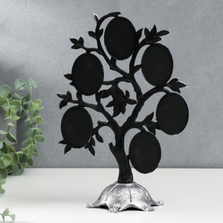 Photo frame in 6 photos "Family tree" silver 27 × 19 cm-3