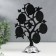 Photo frame in 6 photos "Family tree" silver 27 × 19 cm