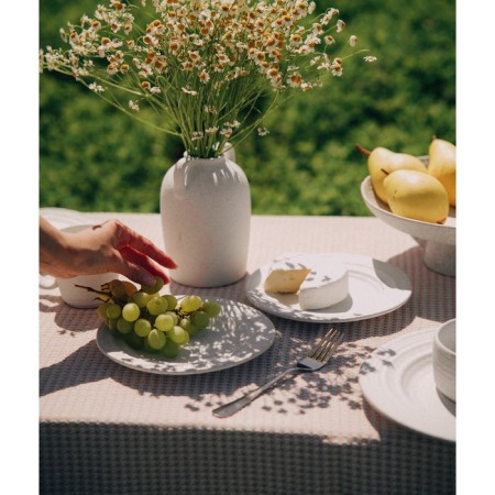 A set of ceramic sl home "Arena Blanca", d = 20 cm, white color-8