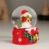 Souvenir Polystone Water Ball "New Year's character with a bow, Christmas tree" MIX 4.7x4.7x6.5 cm