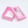 Folding box "Pink", with a window 21 x 15 x 7 cm