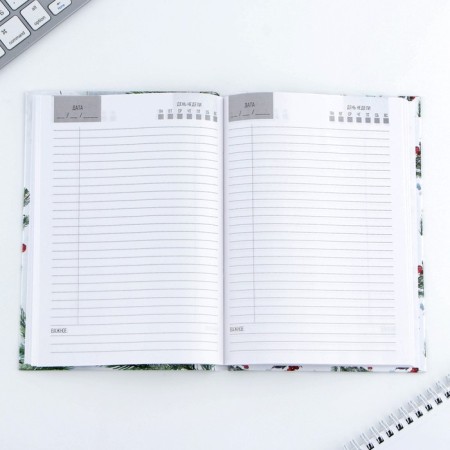 New Year. Classic diary 7BC A5, 80 liters "Miracle will happen"-1