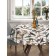 The tablecloth "Dinosaurian detachment", round, Saten, d = 150 cm