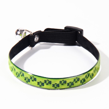 The collar of the reflective "footprints", 29 x 1 cm, a mix of flowers-1