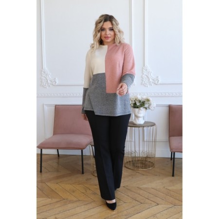 Female jumper, size 56, beige color-8