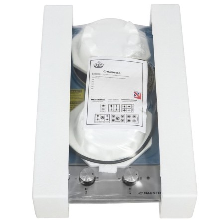 Hon surface Maunfeld eehs.32.4s, electric, 2 burners, silver-5