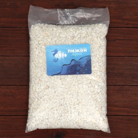 Marble baby 2.5 - 7 mm, 3.5 kg, white-2