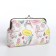 Cosmetic bag on the farmar, white color