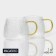Set of glass mugs Magistro "Sarah", 2 pcs, 400 ml, 12 × 9 × 8 cm