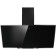 Exto Elica Shire BK/A/90 No Plug, fireplace, 1200 m3/h, 2 speeds, 89.8 cm, black