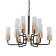 Suspension lamp 12x40W E14, size 64x64x40/90 cm