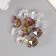 Decor for the work of acrylic "Cube" set of 10 pcs 2.1x1.6x1.6 cm