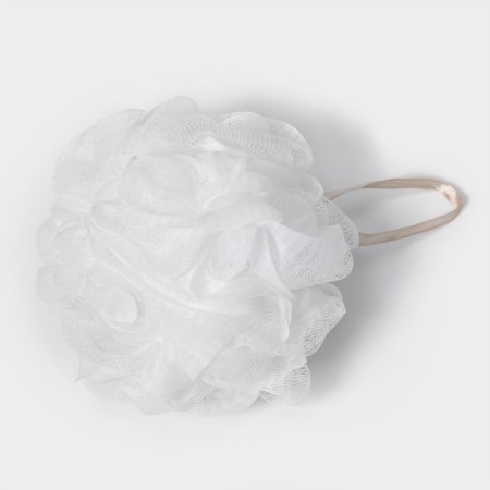 Washcloth - body ball of Cupellia spa, 50 g, white color-2