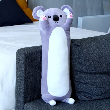Soft toy-podushka "Coala", 70 cm, color gray color