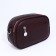 Cross-Body bag on zippers, external pocket, burgundy color