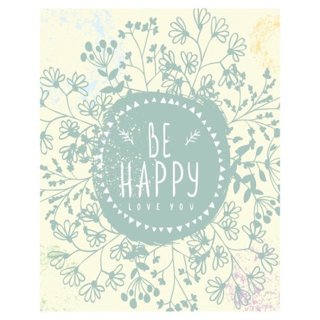 Pillow Golk "Be happy, decorative, size 16x45 cm-1