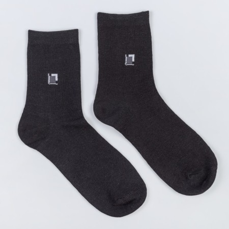Male socks, size 27-29, black color