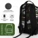 School backpack, “saxi”, 2 lightning departments, 2 outer pockets, 2 side pockets, black/black color