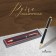 Ballic handle, gift, in a plastic case, rotary, "expert", black matte with golden inserts