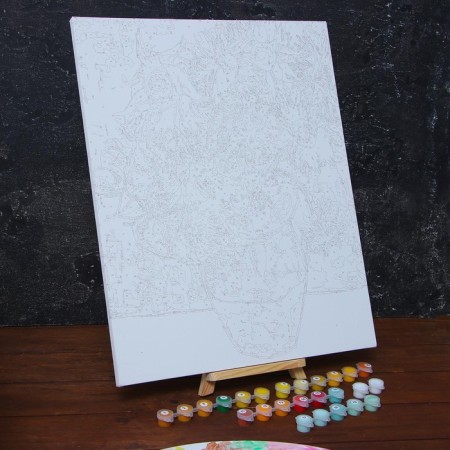 Picture on numbers on canvas with the subsolnuhi subsurder Vincent Van Gogh, 40 x 50 cm-2
