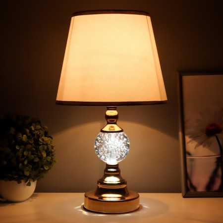 Board lamp “Leila” E27 40W gold 25x25x44 cm-1