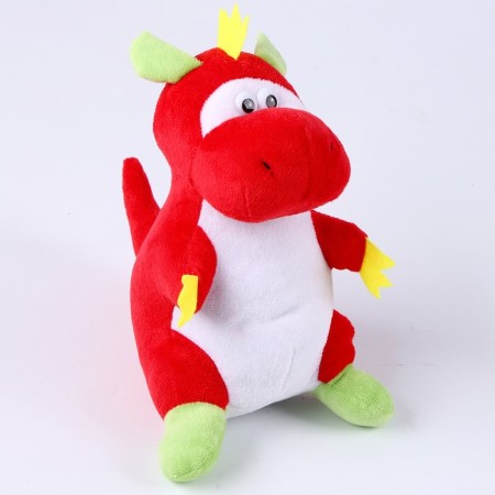 Soft toy "Dragosh", Red, 23 cm-3