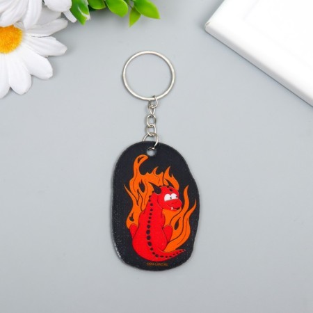 Dragon and Fire EVA keycard 4x6 cm