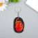 Dragon and Fire EVA keycard 4x6 cm