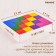 Cubes "Color" 20 elements
