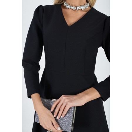 Women's dress, size 42, black color-3